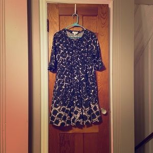 Black and white dress